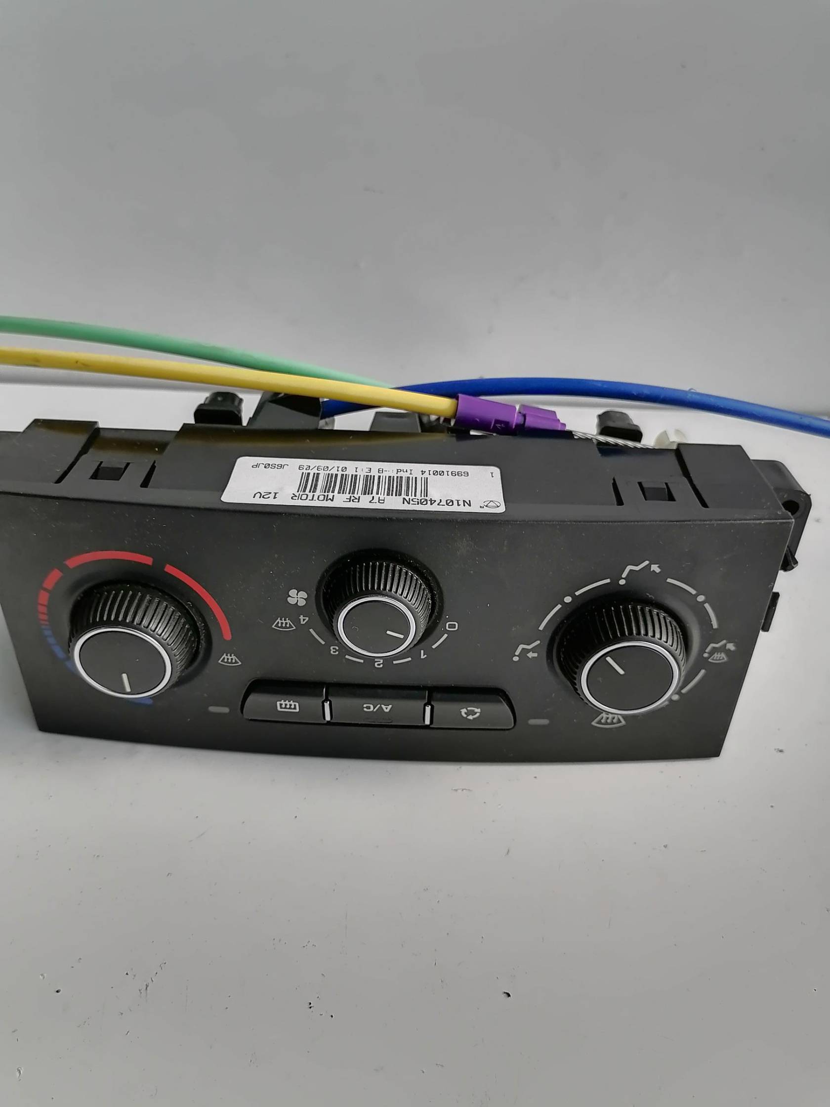 Blocco comando climatizzazione